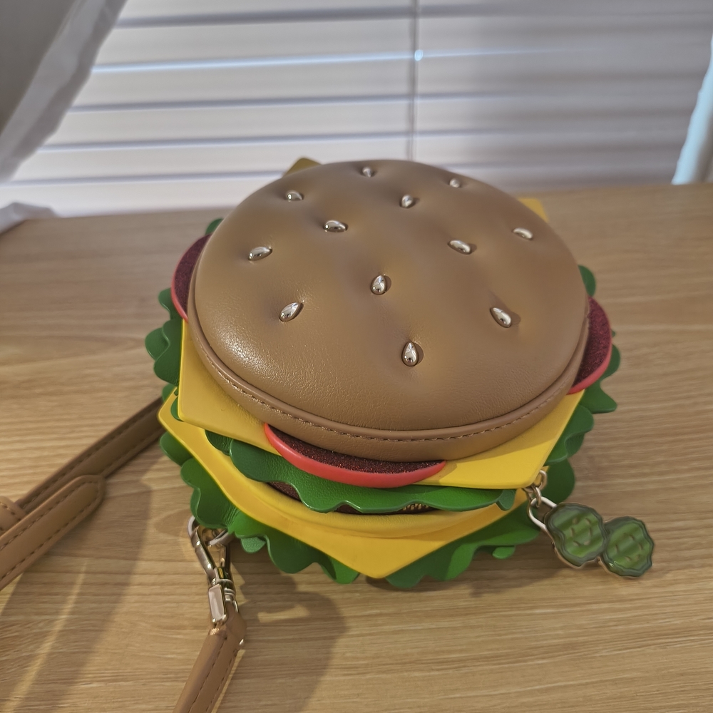 Burger Shaped Crossbody Bag